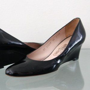 Salvatore Ferragamo Patent Wedges